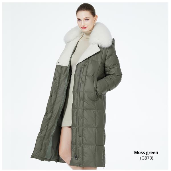 Oversized Knee Length Padded Jacket Customized Knee Length Padded Coat