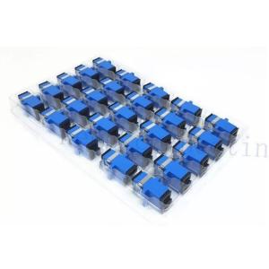 Quality 4G Network Compatible PBT Material SC Adapter for FTTH SX/DX Fiber Cores Applications for sale