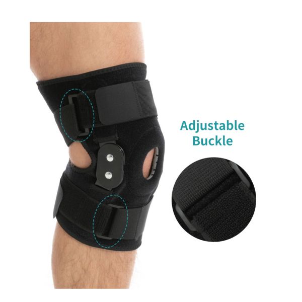 Knee Support Hinged Knee Braces For Meniscus Tear With Side Stabilizers