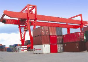 China 40t 50t Dock Rmg Rail Mounted Container Gantry Crane In Wharf on sale