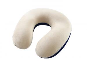 China Cervical Luxury Memory Foam Neck Pillow With Carry Bag For Car Camping Office on sale