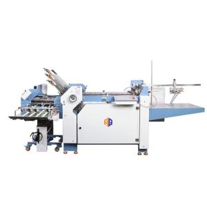 Automatic Brochure Paper Leaflet Folding Machine Paper Cross Folder Equipment