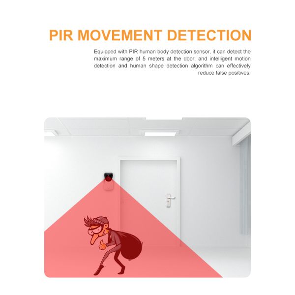 6pcs IR LED Smart Video Doorbell 1080P Tuya Smart Life Video Doorbell