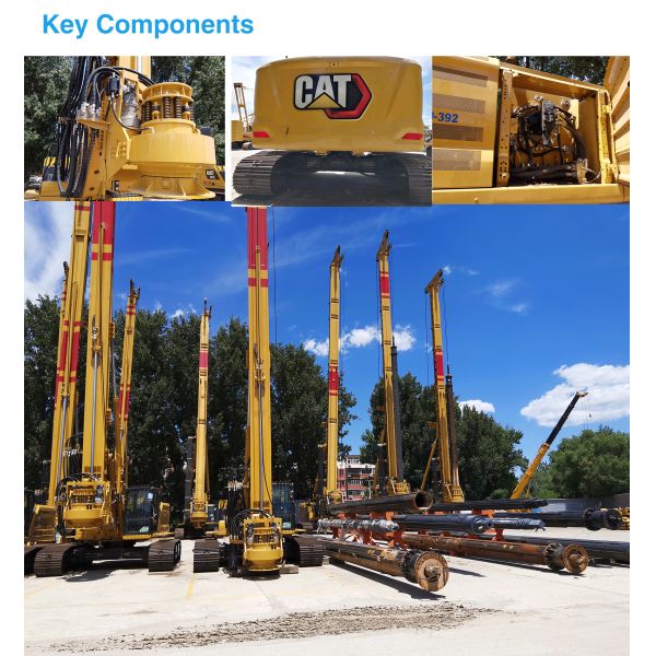 Unique Pull Down Cylinder System Building Construction Rotary Drilling Rig Diameter 1800mm and drilling depth 60m
