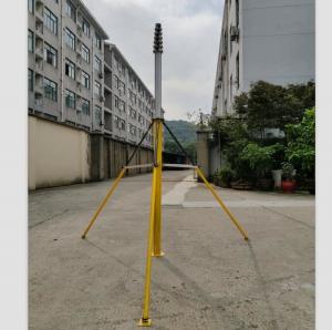 China 30 Ft Telescopic Antenna Mast Aluminum Hand Push Up 9m Antenna Mast Telescoping Mast on sale