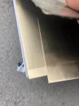 Champagne Gold Stainless Steel Sheet Cut To Size Hairline Surface With PVC Film