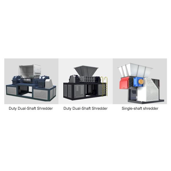 Double Shaft Shredder Machine Multi-Function Solid Waste Plastic Metal Wood Tire Shredder