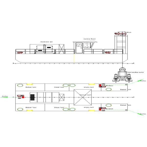 Protable River Sand Cutter Suction Dredge Dredging Equipment Leader Dredger