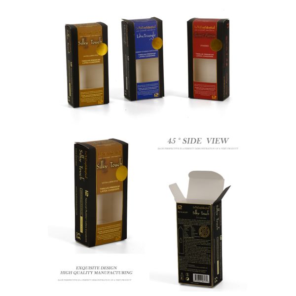 Full Color Printing Custom Printed Packaging Box With Window Display