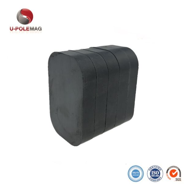 Permanent Ferrite Ring Magnet with Precise Tolerance of /-0.05mm Outer Diameter 120mm