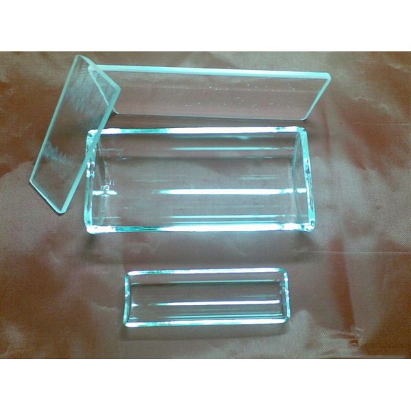 Transparent quartz boat