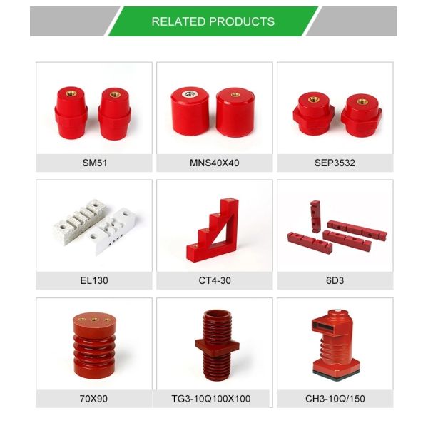 New CJ3 - 30 Low Voltage Insulators Bus Bar Clamp For Switchboards