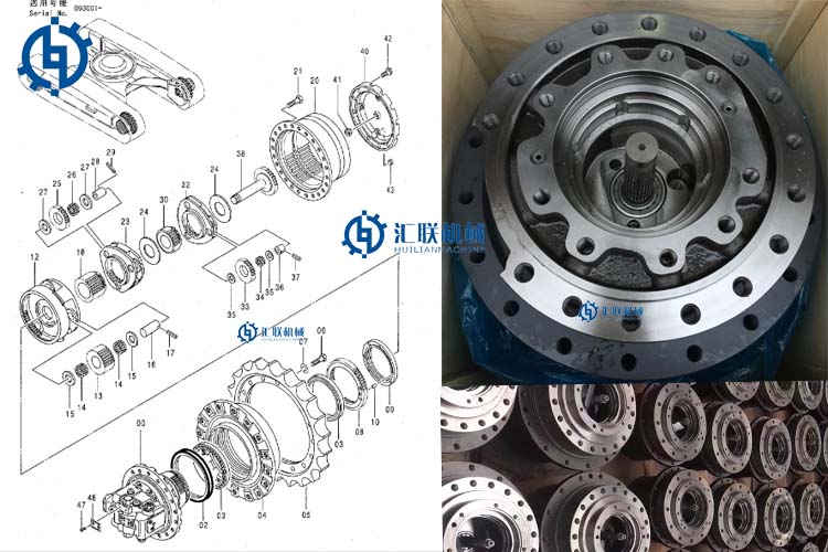 Iron Material Excavator Final Drive Parts Motor Swing Reduction Gear