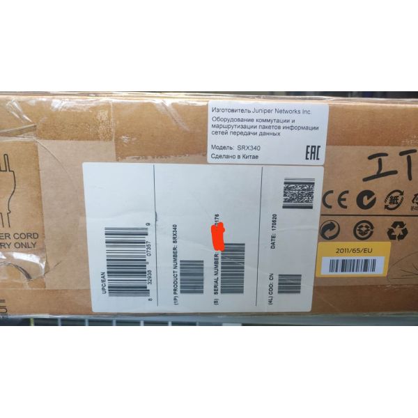 Stackable Juniper SRX340 Router SRX340-SYS-JB Juniper Products