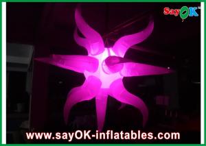 China Dia 1m - 3m Nylon Oxford Inflatable Lighting Decoration Pink For Party on sale