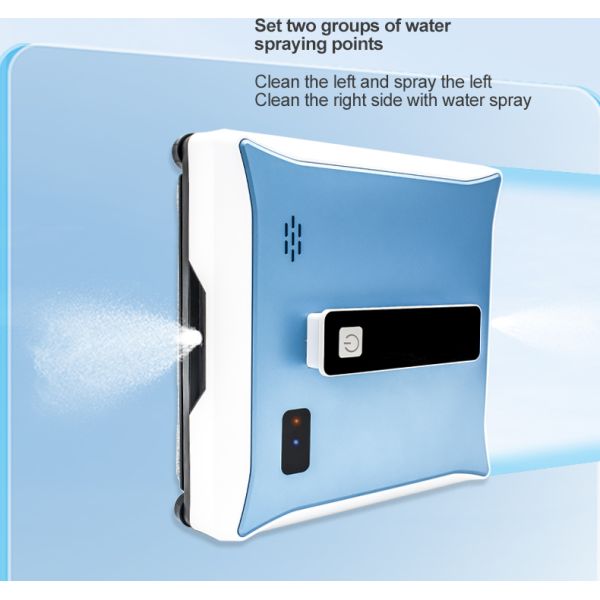 Smooth Window Washing Robot 65DB 72W High Rise Window Cleaning Robot