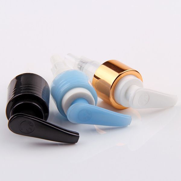PP Aluminum Material Lotion Dispenser Pump Clear Smooth Surface
