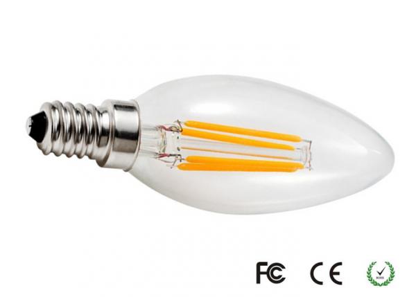 Buy Unique Energy Saving LED Filament Candle Bulb 4 Watt For Meeting Rooms at wholesale prices