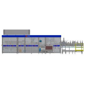 Low Speed Wide Side Wrap Around Case Packer Machine 36000BPH