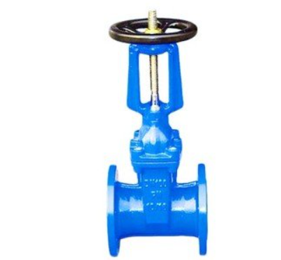 Flange Type Resilient Seated Handwheel Rising Stem Sluice Gate Valve for Industrial