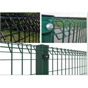 Roll Top 4mm BRC Welded Wire Mesh Fence Square Post