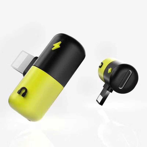 Iphone X/8(plus)/7(plus) headphone audio & charge adapter with dual 8 pin ports, Iphone lightning USB splitter