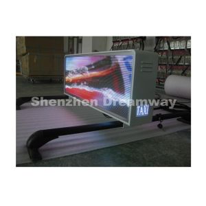 Quality Taxi LED Display 5 mm Pixel Pitch Double Sides 3G WIFI Control for sale