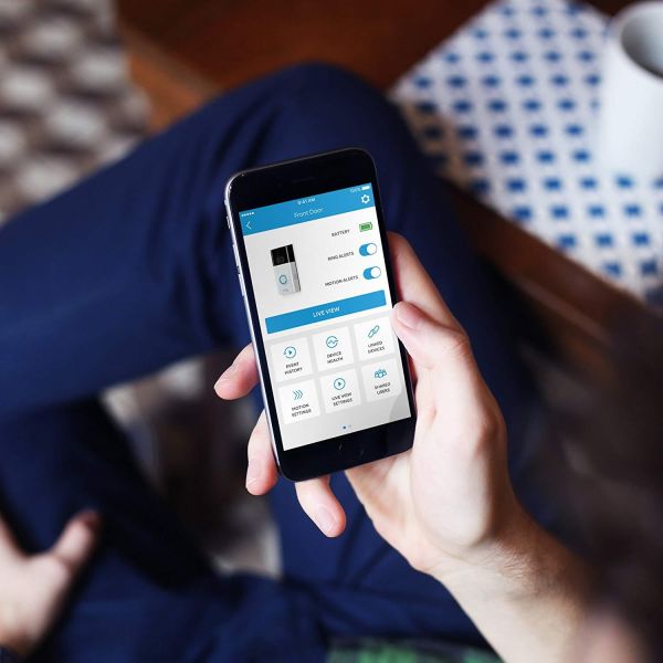 App Control IP65 Smart Video Doorbell PIR Wake Up Tuya Door Viewer