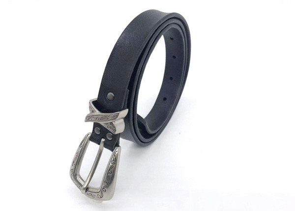 Business And Casual Womens Genuine Leather Belt / Slim Vintage Western Waist Fossil Dress Belts