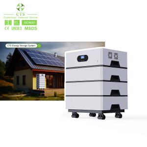 Quality CTS low voltage stackable lithium battery with off grid inverter 51.2v 200ah 300ah 400ah 500ah home energy storage batte for sale