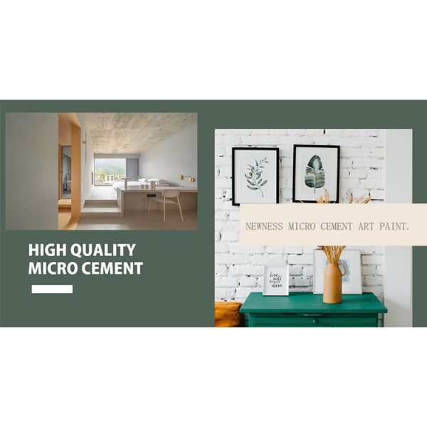 Ecologic Micro Cement Paint EINECS No. 231-072-3 for Scrape Application Method