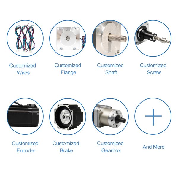 200mm Slide Guide Module CNC Table 6v Stepper Motor Nema 24 For 3D Printing