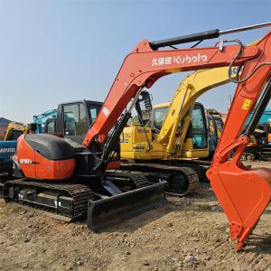 Quality Used 8 Ton Mini Kubota Excavator KX183 KX185 KX165 KX163 95% New for sale