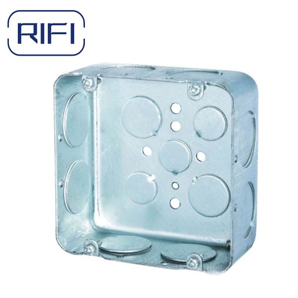 UL 4X4 Square Steel Junction Electrical Metal Conduit Switch Box Outlet Box