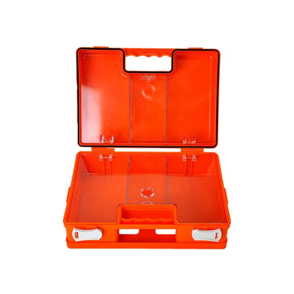 Plastic ABS First Aid Box Wall Bracket Large Orange 40x30x15cm