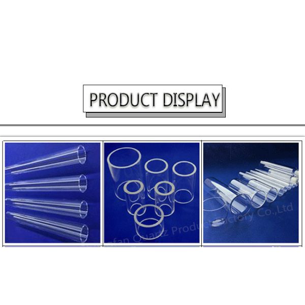Filter UV Quartz Glass Tube 100mm-2500mm Length SIO2>99.99% Material