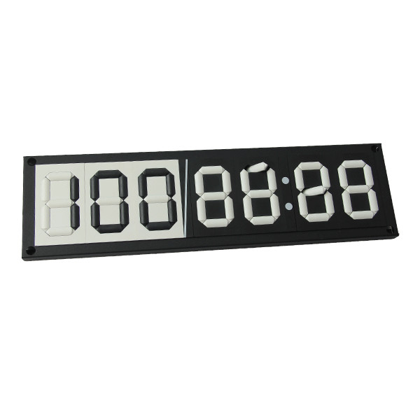 White Letter Coffee Background Digital Timer Display High Definition Number