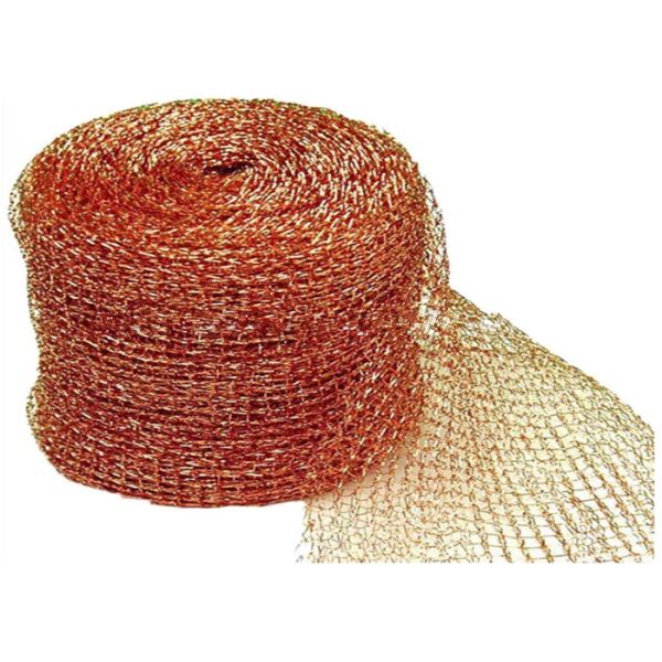 OEM Pure Copper Wire Mesh 35cm Width 30m Miter Pest / Rodent Control