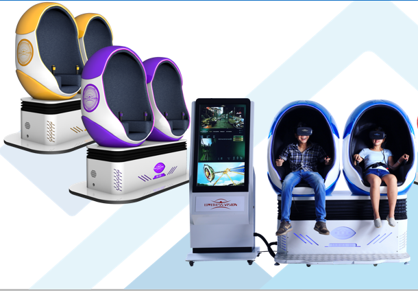 Custom Color Logo Virtual Reality Chair 360 VR Roller Coaster 24" Monitor 9D VR Cinema