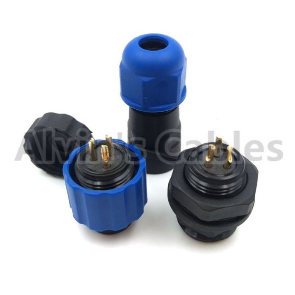 Outdoor Waterproof Plastic Cable Connector IP68 Rating 13-28mm Outer Diameter