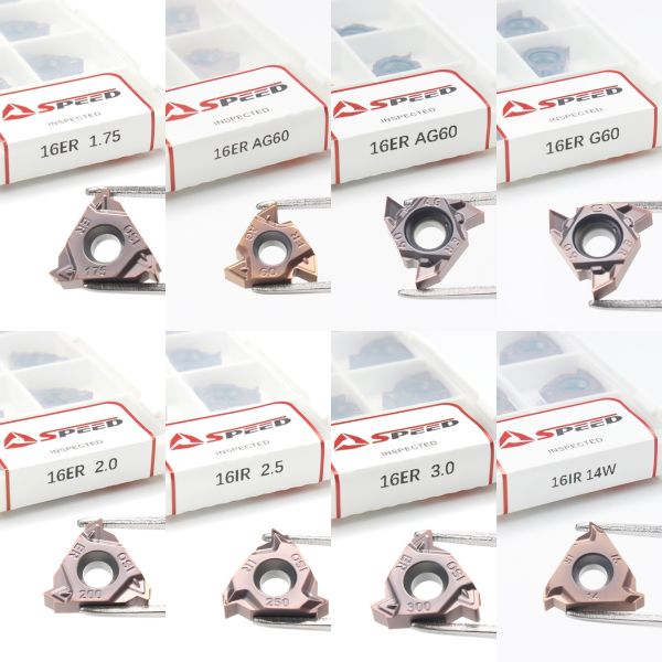 Thread Cutting Tools 16ER AG60 16IR AG55 16ERAG60 16IRAG60 Carbide Threading Insert