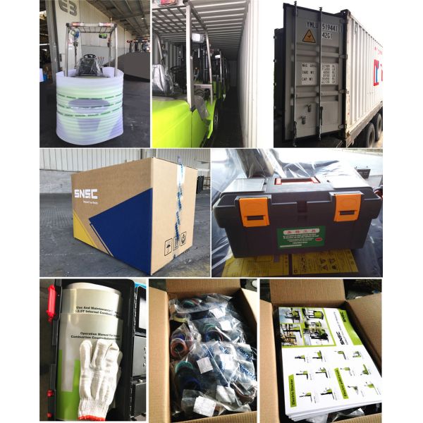 4500mm Lifting Height Diesel Forklift with Triplex Mast and Attachements Side Shifter