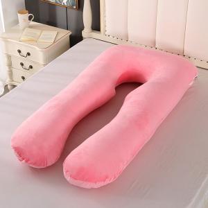 China U Shaped 140*70cm Pregnancy Body Pillow 100% Polyester Fiber Filling on sale
