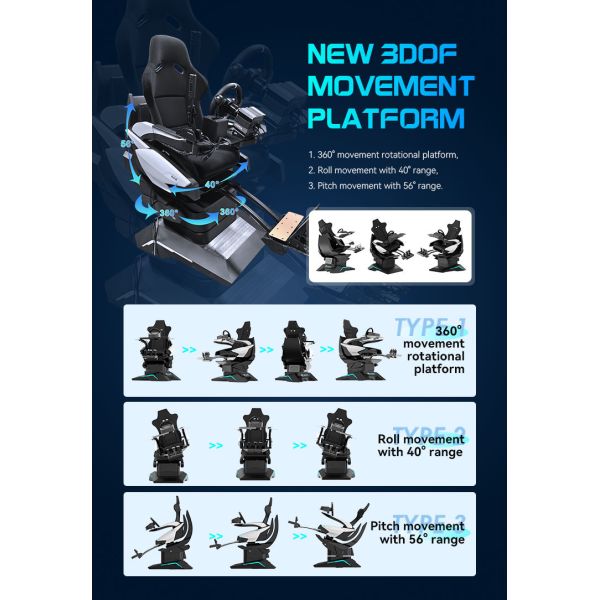 YHY Ultimate Racing Pro Version The Ultimate VR Racing Simulator for Professional Players