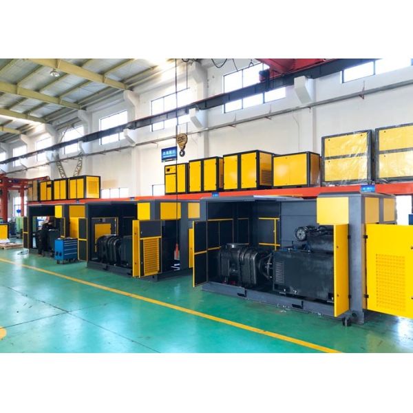 200 kw Rotary Two Stage Air Compressor Large Capacity Water Cooling System