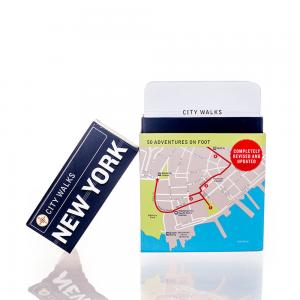 Quality New York Map Cosmetic Packaging Box Card And Gloss Paper for sale