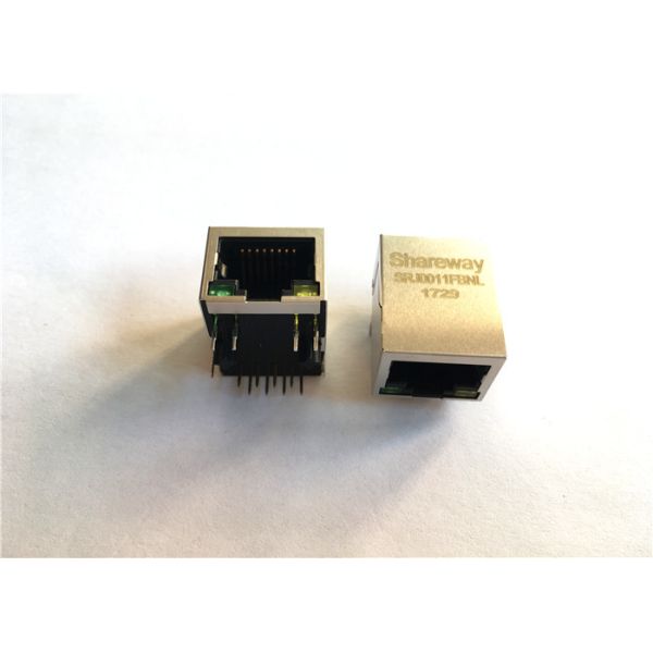 J0G-0001NL 1 Port RJ45 Through Hole 10/100/1000 Base-T AutoMDIX 1000 BASE-T PCB