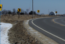 IP65 Solar Chevron Sign