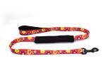 Green / Red Easy Close Nylon Dog Leash , Durable Small / Large Dog Leash
