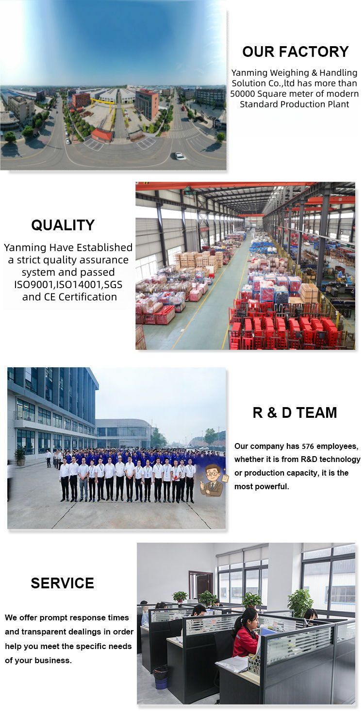 Lifter Hand Manual Pallet Stacker 500kg Hydraulic Steering Wheel Protection